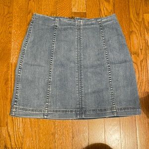 Jean Skirt, Free People, Size 6